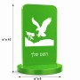 סטנד תמונה מעוצב בעיצוב אישי עם השם שלך בעיצוב נשר אמריקאי גודל 6 × 10 ס"מ
