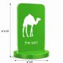 סטנד תמונה מעוצב בעיצוב אישי עם השם שלך בעיצוב גמל גודל 6 × 10 ס"מ