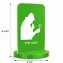 סטנד תמונה מעוצב בעיצוב אישי עם השם שלך בעיצוב בתים של שרלוק גודל 6 × 10 ס"מ