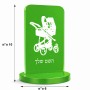 סטנד תמונה מעוצב בעיצוב אישי עם השם שלך בעיצוב עגלת תינוק גודל 6 × 10 ס"מ