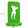 סטנד תמונה מעוצב בעיצוב אישי עם השם שלך בעיצוב פיתוח גוף גודל 6 × 10 ס"מ