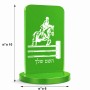 סטנד תמונה מעוצב בעיצוב אישי עם השם שלך בעיצוב רוכב סוסים גודל 6 × 10 ס"מ