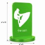 סטנד תמונה מעוצב בעיצוב אישי עם השם שלך בעיצוב אופנוע ים גודל 6 × 10 ס"מ