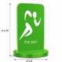 סטנד תמונה מעוצב בעיצוב אישי עם השם שלך בעיצוב רצים אולימפיים גודל 6 × 10 ס"מ