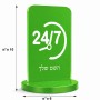 סטנד תמונה מעוצב בעיצוב אישי עם השם שלך בעיצוב 24 ביולי גודל 6 × 10 ס"מ
