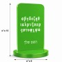 סטנד תמונה מעוצב בעיצוב אישי עם השם שלך בעיצוב האלפבית היווני גודל 6 × 10 ס"מ