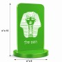 סטנד תמונה מעוצב בעיצוב אישי עם השם שלך בעיצוב פרעה - תות ענח' אמון מצרי גודל 6 × 10 ס"מ