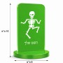 סטנד תמונה מעוצב בעיצוב אישי עם השם שלך בעיצוב סקלטון גודל 6 × 10 ס"מ