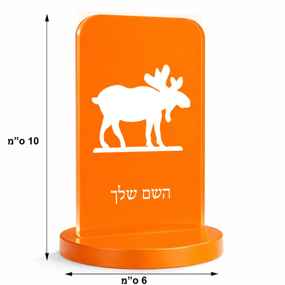 סטנד תמונה מעוצב בעיצוב אישי עם השם שלך בעיצוב דישון גודל 6 × 10 ס"מ