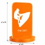 סטנד תמונה מעוצב בעיצוב אישי עם השם שלך בעיצוב אופנוע ים גודל 6 × 10 ס"מ