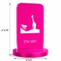 סטנד תמונה מעוצב בעיצוב אישי עם השם שלך בעיצוב ג'ירפה באפריקה גודל 6 × 10 ס"מ