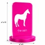 סטנד תמונה מעוצב בעיצוב אישי עם השם שלך בעיצוב סוס גודל 6 × 10 ס"מ
