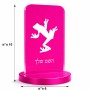סטנד תמונה מעוצב בעיצוב אישי עם השם שלך בעיצוב צפרדע טרופית גודל 6 × 10 ס"מ