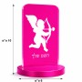 סטנד תמונה מעוצב בעיצוב אישי עם השם שלך בעיצוב קופידון גודל 6 × 10 ס"מ