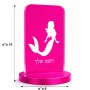 סטנד תמונה מעוצב בעיצוב אישי עם השם שלך בעיצוב בתולת ים - אישה גודל 6 × 10 ס"מ