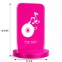 סטנד תמונה מעוצב בעיצוב אישי עם השם שלך בעיצוב תקליטור - אזור מוזיקה גודל 6 × 10 ס"מ