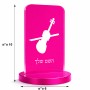 סטנד תמונה מעוצב בעיצוב אישי עם השם שלך בעיצוב כינור גודל 6 × 10 ס"מ