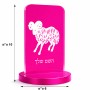 סטנד תמונה מעוצב בעיצוב אישי עם השם שלך בעיצוב מזלות - טלה גודל 6 × 10 ס"מ