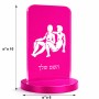 סטנד תמונה מעוצב בעיצוב אישי עם השם שלך בעיצוב מזלות - תאומים גודל 6 × 10 ס"מ
