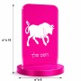 סטנד תמונה מעוצב בעיצוב אישי עם השם שלך בעיצוב מזלות - שור גודל 6 × 10 ס"מ
