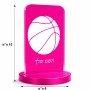 סטנד תמונה מעוצב בעיצוב אישי עם השם שלך בעיצוב כדורסל גודל 6 × 10 ס"מ