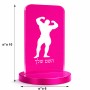סטנד תמונה מעוצב בעיצוב אישי עם השם שלך בעיצוב פיתוח גוף גודל 6 × 10 ס"מ