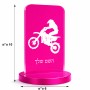 סטנד תמונה מעוצב בעיצוב אישי עם השם שלך בעיצוב מוטוקרוס גודל 6 × 10 ס"מ