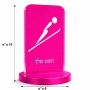 סטנד תמונה מעוצב בעיצוב אישי עם השם שלך בעיצוב קפיצת סקי אולימפית גודל 6 × 10 ס"מ