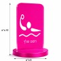 סטנד תמונה מעוצב בעיצוב אישי עם השם שלך בעיצוב כדור מים אולימפי גודל 6 × 10 ס"מ