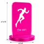 סטנד תמונה מעוצב בעיצוב אישי עם השם שלך בעיצוב רץ גודל 6 × 10 ס"מ
