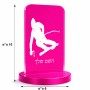 סטנד תמונה מעוצב בעיצוב אישי עם השם שלך בעיצוב סקי גודל 6 × 10 ס"מ