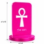 סטנד תמונה מעוצב בעיצוב אישי עם השם שלך בעיצוב אנק - מפתח החיים המצרי גודל 6 × 10 ס"מ