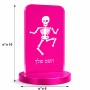 סטנד תמונה מעוצב בעיצוב אישי עם השם שלך בעיצוב סקלטון גודל 6 × 10 ס"מ