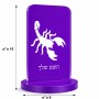 סטנד תמונה מעוצב בעיצוב אישי עם השם שלך בעיצוב עקרב גודל 6 × 10 ס"מ