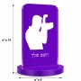 סטנד תמונה מעוצב בעיצוב אישי עם השם שלך בעיצוב צלם - גברים גודל 6 × 10 ס"מ