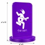 סטנד תמונה מעוצב בעיצוב אישי עם השם שלך בעיצוב נגן גיטרה גודל 6 × 10 ס"מ