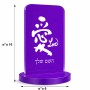סטנד תמונה מעוצב בעיצוב אישי עם השם שלך בעיצוב אהבה באותיות יפניות גודל 6 × 10 ס"מ