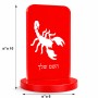 סטנד תמונה מעוצב בעיצוב אישי עם השם שלך בעיצוב עקרב גודל 6 × 10 ס"מ