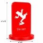 סטנד תמונה מעוצב בעיצוב אישי עם השם שלך בעיצוב צפרדע טרופית גודל 6 × 10 ס"מ