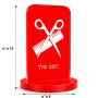 סטנד תמונה מעוצב בעיצוב אישי עם השם שלך בעיצוב מעצב שיער גודל 6 × 10 ס"מ