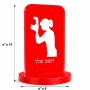 סטנד תמונה מעוצב בעיצוב אישי עם השם שלך בעיצוב צלמת - אישה גודל 6 × 10 ס"מ