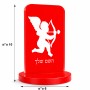 סטנד תמונה מעוצב בעיצוב אישי עם השם שלך בעיצוב קופידון גודל 6 × 10 ס"מ