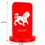 סטנד תמונה מעוצב בעיצוב אישי עם השם שלך בעיצוב מזלות - אריה גודל 6 × 10 ס"מ