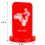 סטנד תמונה מעוצב בעיצוב אישי עם השם שלך בעיצוב רוכב טרקטורונים גודל 6 × 10 ס"מ