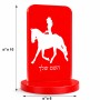 סטנד תמונה מעוצב בעיצוב אישי עם השם שלך בעיצוב קאוגירל - אישה גודל 6 × 10 ס"מ
