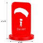 סטנד תמונה מעוצב בעיצוב אישי עם השם שלך בעיצוב צניחה חופשית גודל 6 × 10 ס"מ