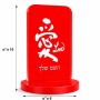 סטנד תמונה מעוצב בעיצוב אישי עם השם שלך בעיצוב אהבה באותיות יפניות גודל 6 × 10 ס"מ