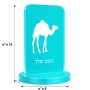 סטנד תמונה מעוצב בעיצוב אישי עם השם שלך בעיצוב גמל גודל 6 × 10 ס"מ