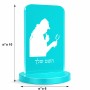 סטנד תמונה מעוצב בעיצוב אישי עם השם שלך בעיצוב בתים של שרלוק גודל 6 × 10 ס"מ