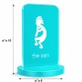 סטנד תמונה מעוצב בעיצוב אישי עם השם שלך בעיצוב קוקופלי גודל 6 × 10 ס"מ